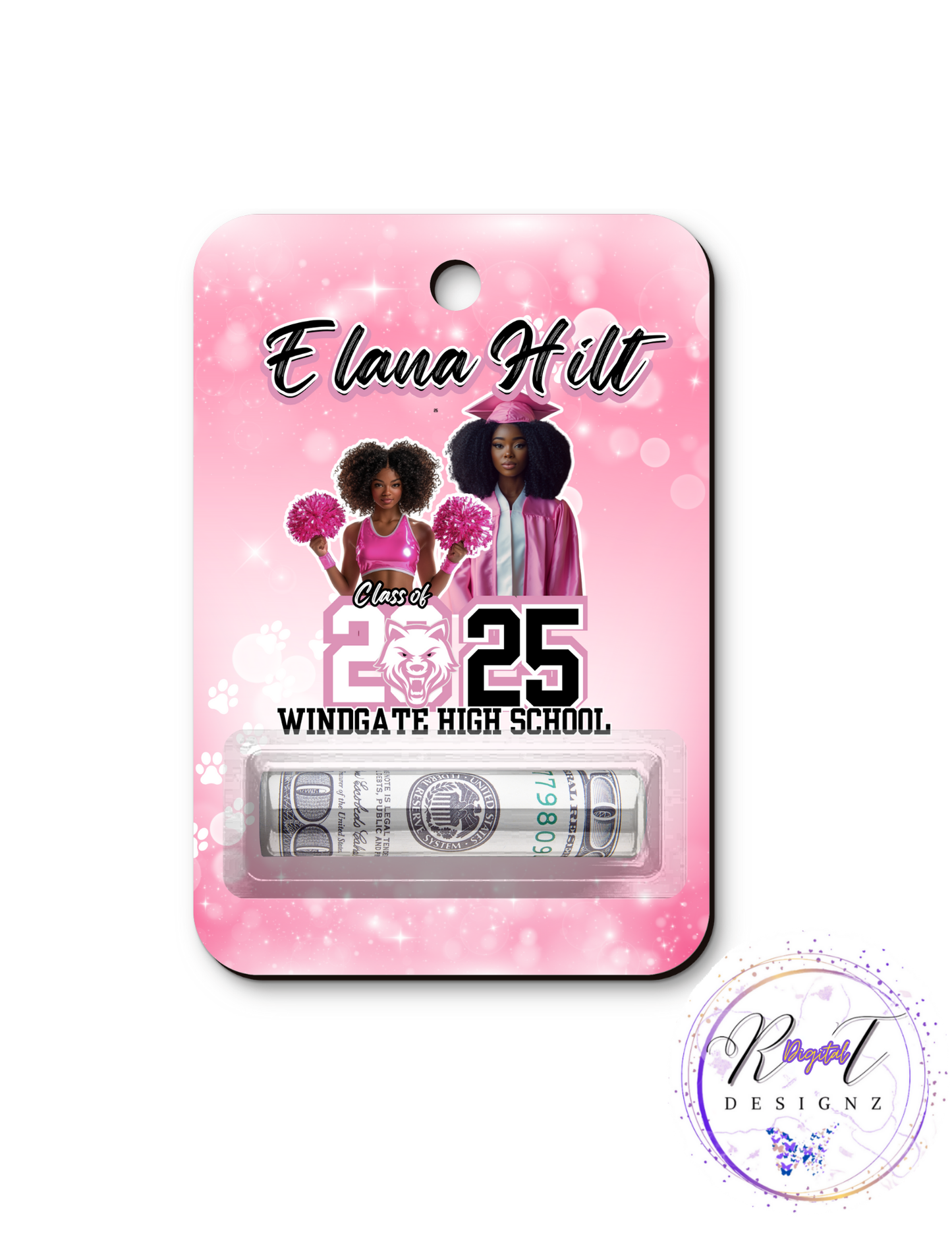 GRAD Money Card Templates - 4 Options  (2025)