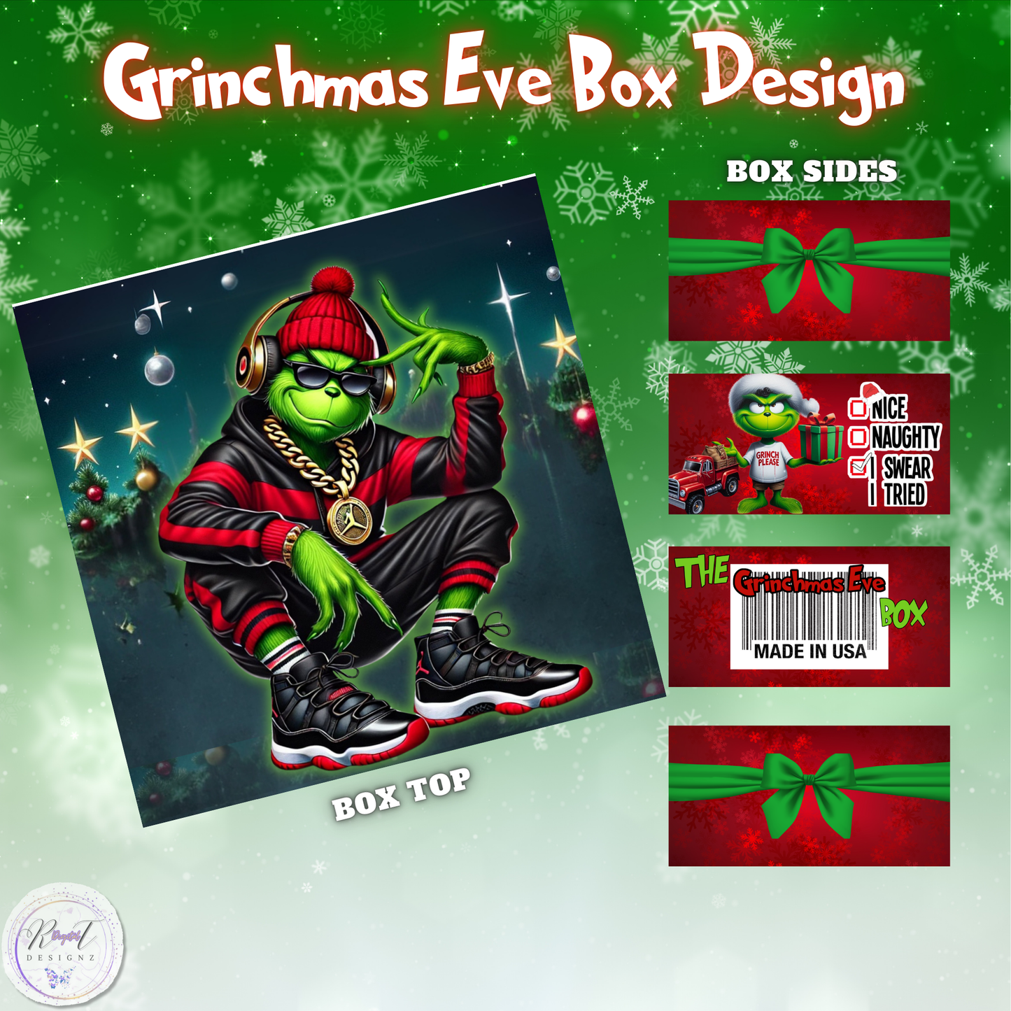 Christmas Eve Treat Box (Grinch Rapper Guy)