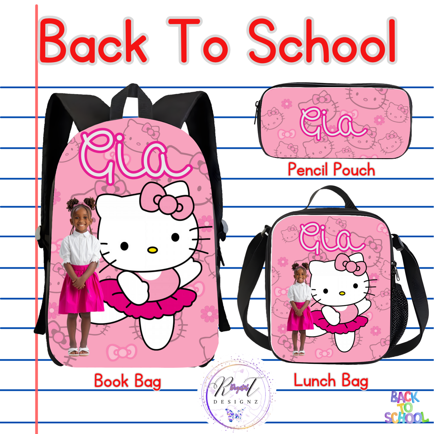 Back to School Template (Hello Kitty)