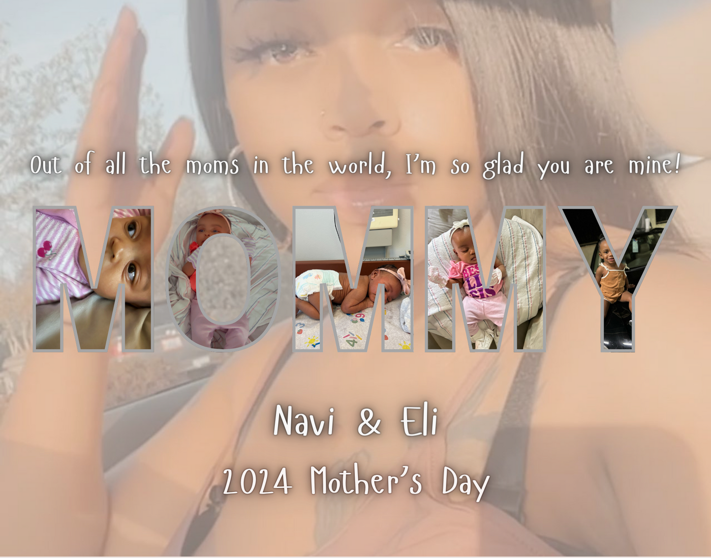 Mothers Day Editable Canva Frame Designs (MOM) - 5