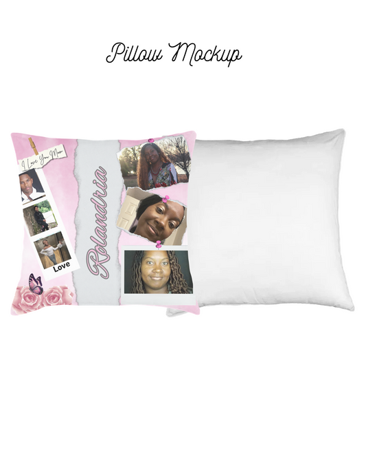 Mothers Day Pillow Design Template