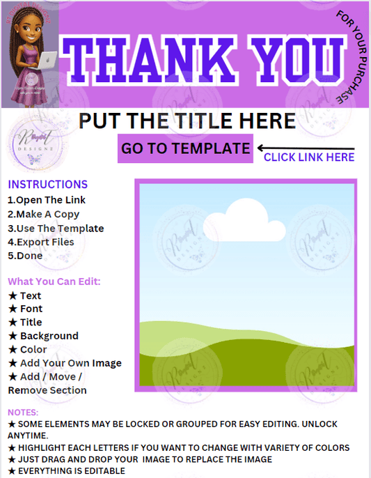RT Digital "Thank You" Upload PDF Template