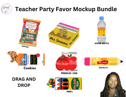 Teachers Party Favor Bundle Template