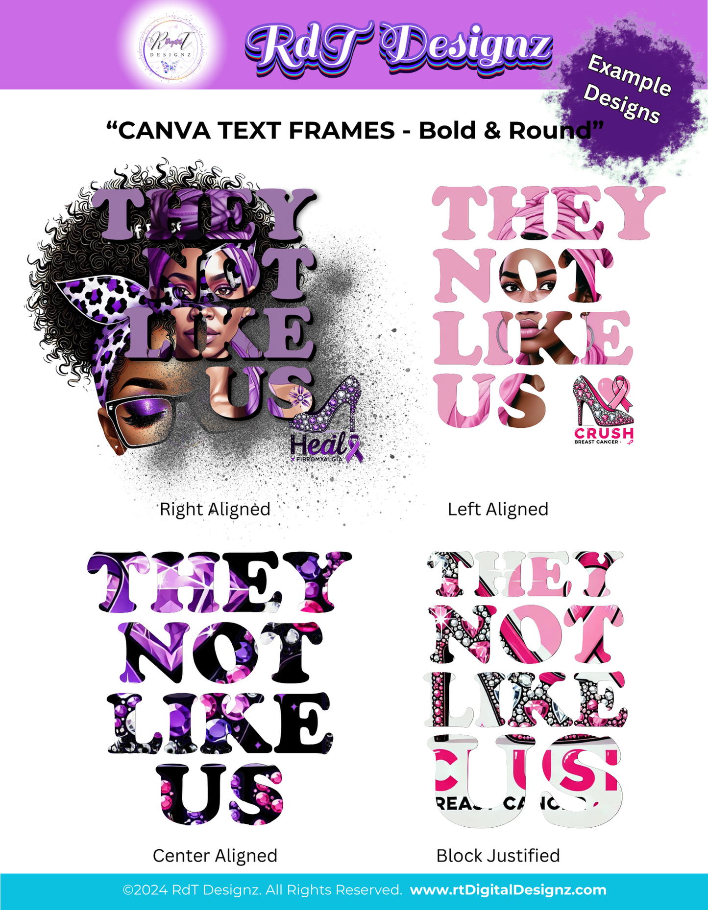 Canva Editable Template "They Not Like Us"