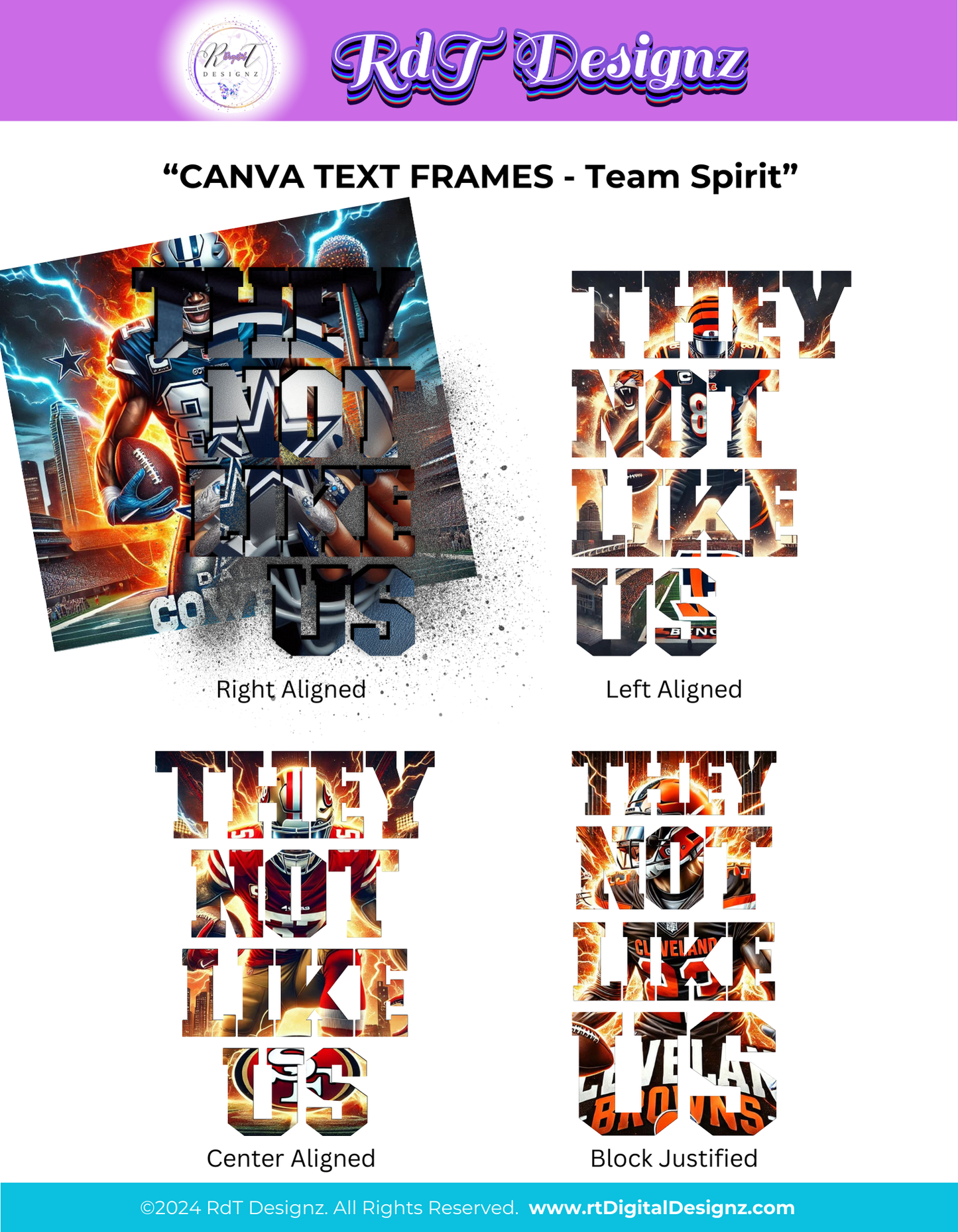 Canva Editable Template "They Not Like Us"