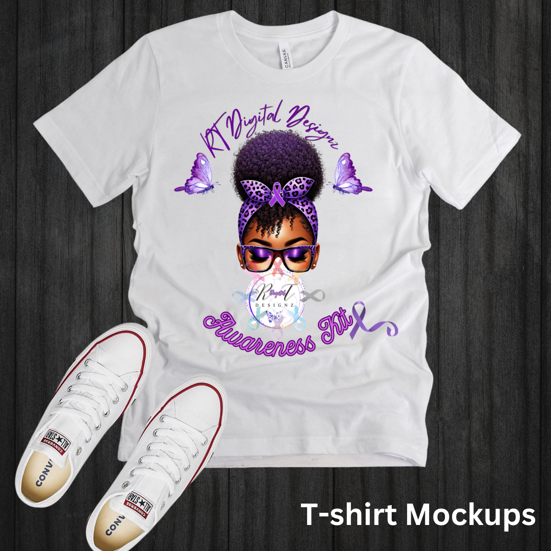 T-shirts and shoes Mockups bundle