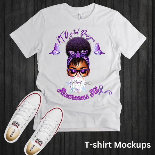 Disease Awareness T-shirt Mockups