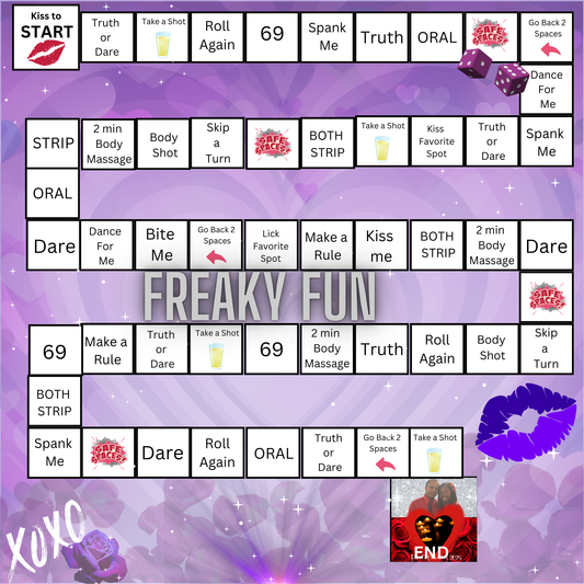 FREE Valentines Game Board Template