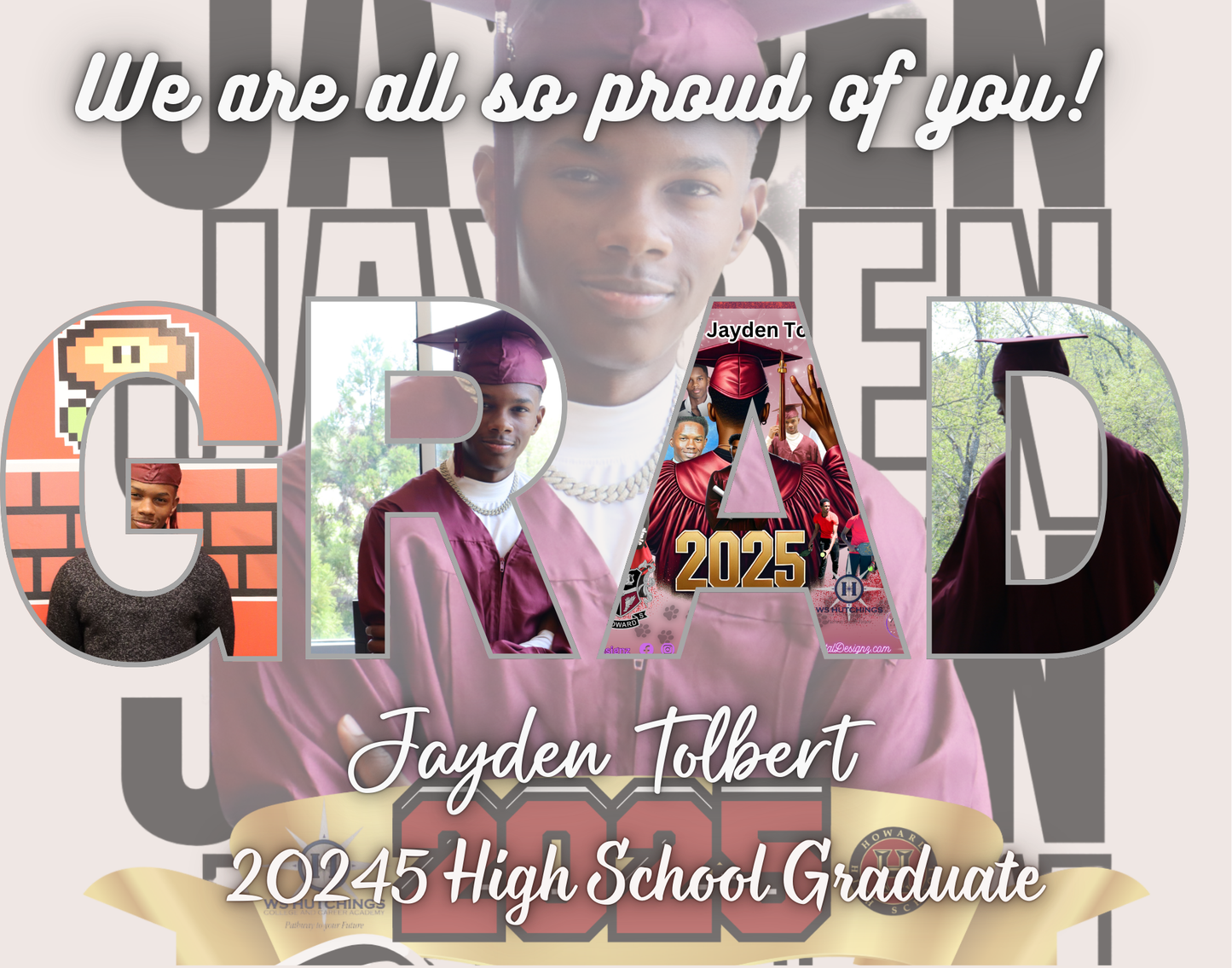 Free Editable GRAD Canva Design