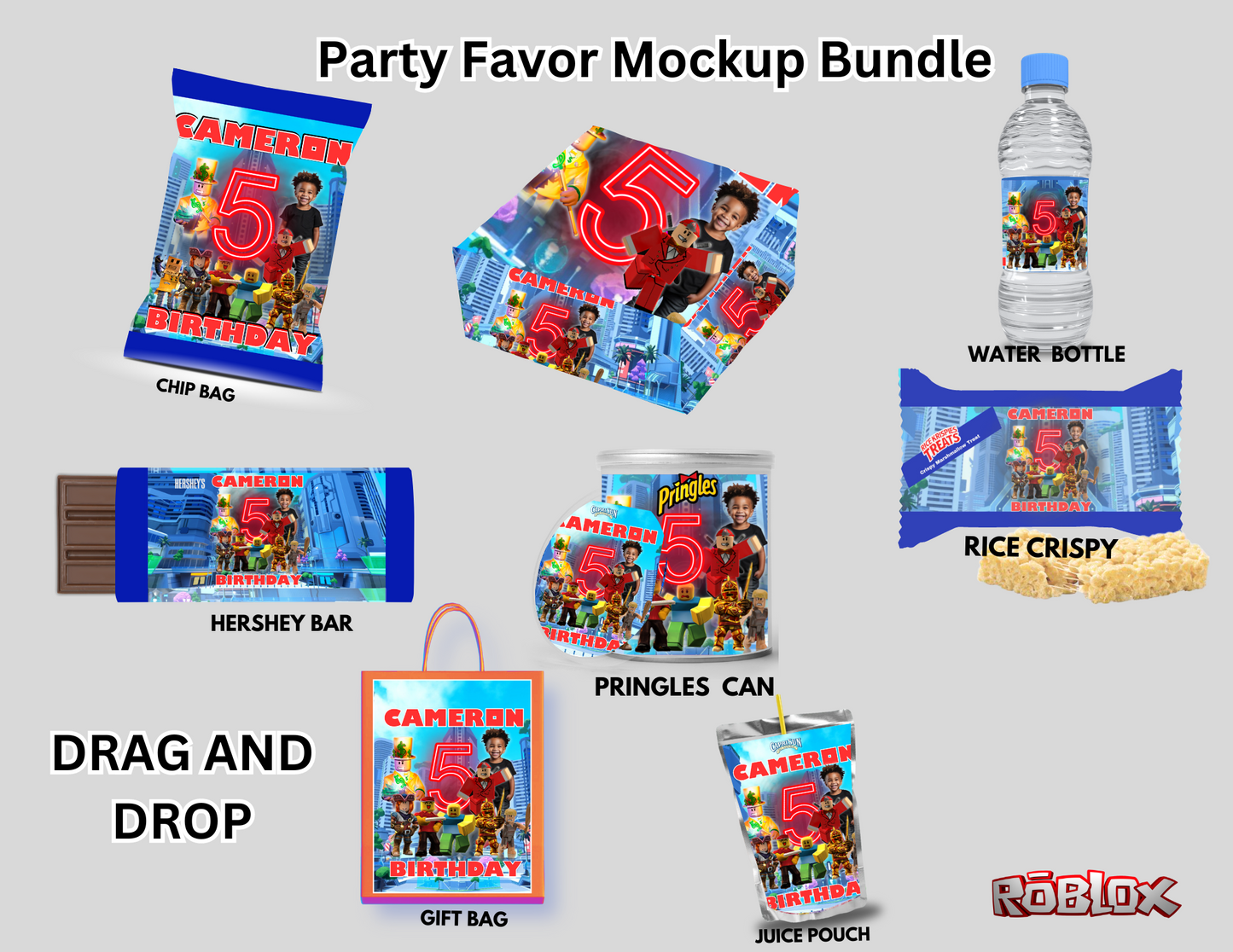 Party Favor Themed Templates - Roblox