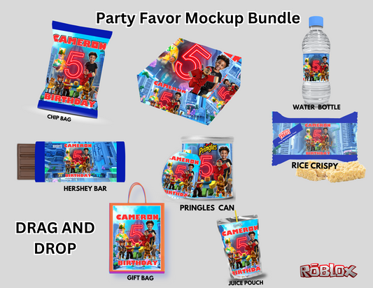 Party Favor Themed Templates - Roblox