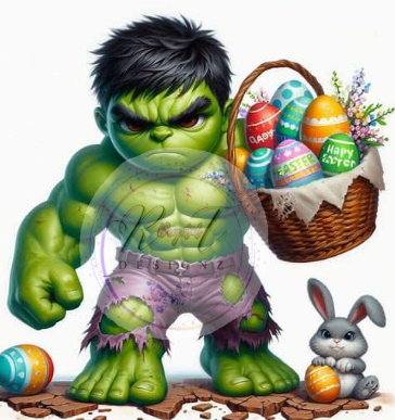 Easter Digital Design - HULK