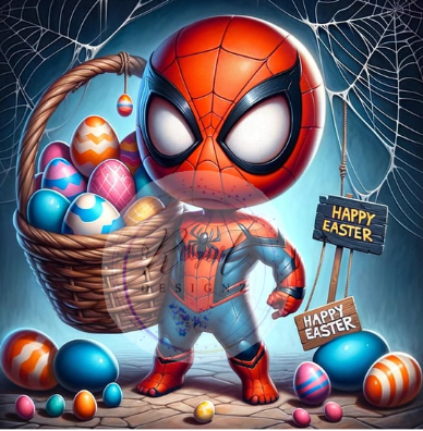 Easter Digital Design - Spiderman2
