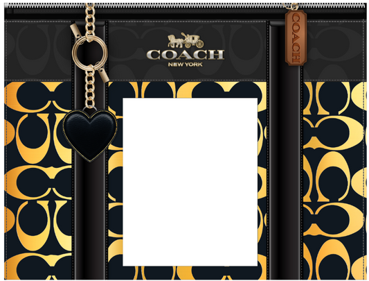 Mother's Day Coach Purse Design Template (GOLD)