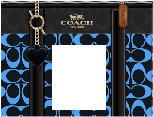 Mother's Day Coach Purse Design Template (BLUE)