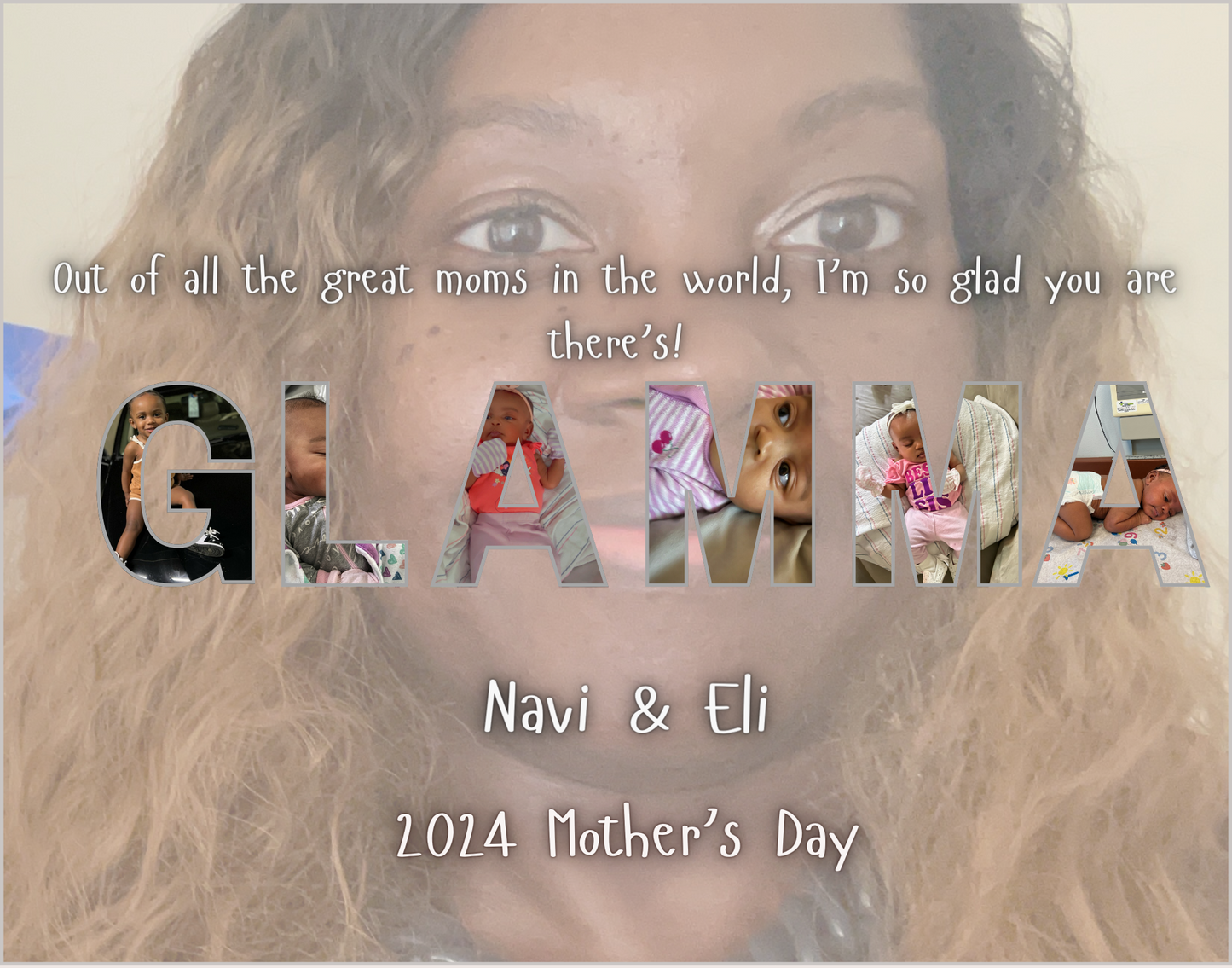 Mothers Day Editable Canva Frame Design (GRANDMA) - 6