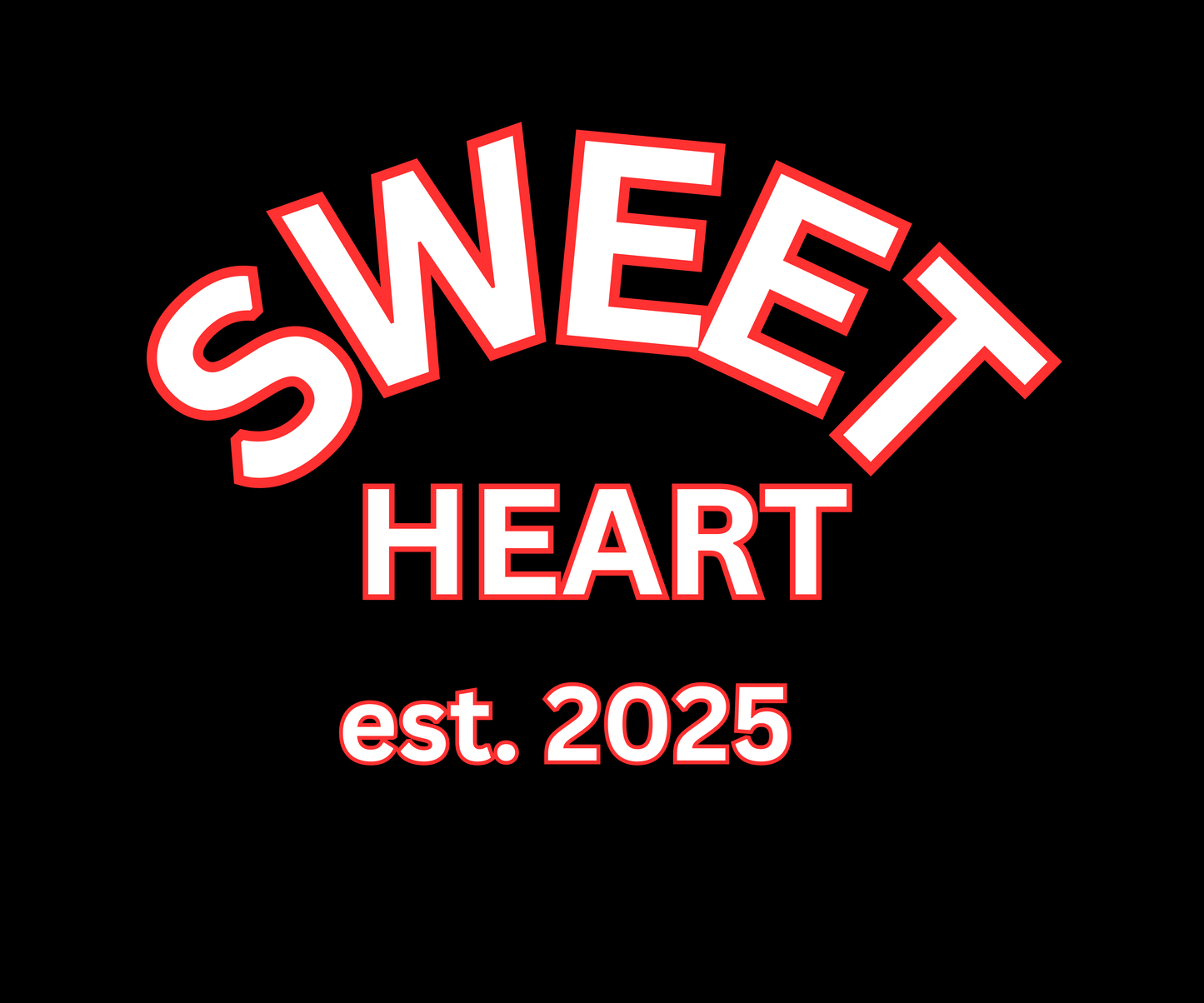 Valentines Day PNG Image - (Sweetheart) black