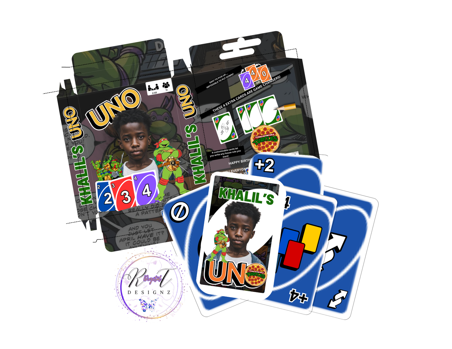 UNO Card Game Digital Bundle Kit