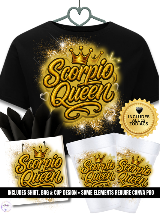 Zodiac Signs Bundle Templates w Mockups