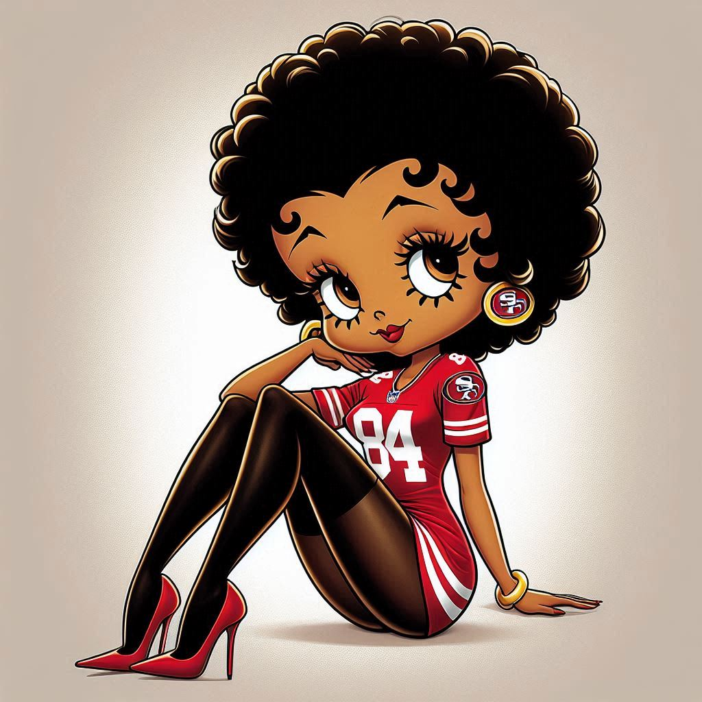 Football Images (Betty Boop)