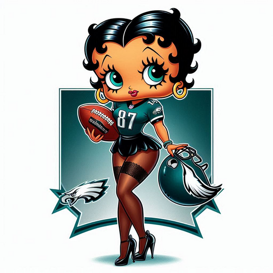 FREE Football Image (BETTY BOOP) Eagles