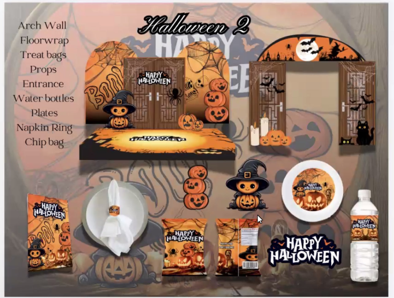Holiday Planner Digital Templates - Halloween