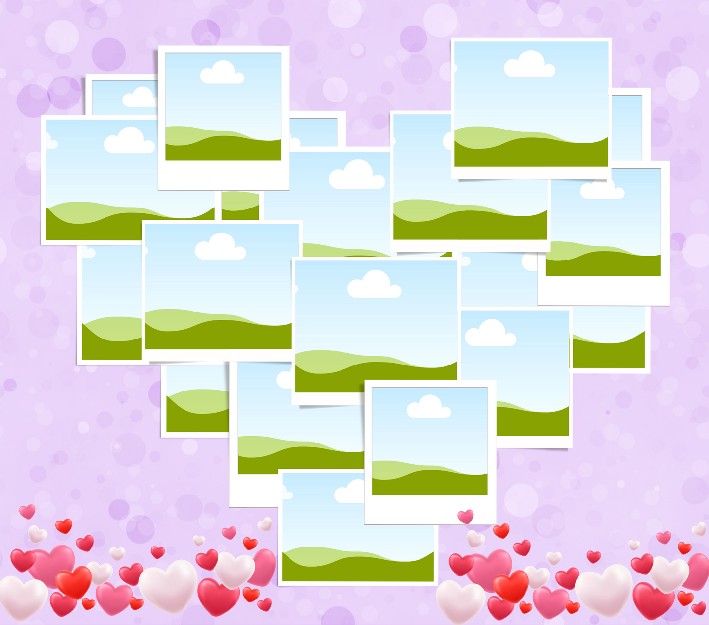 Valentines FREE Heart-shaped Templates