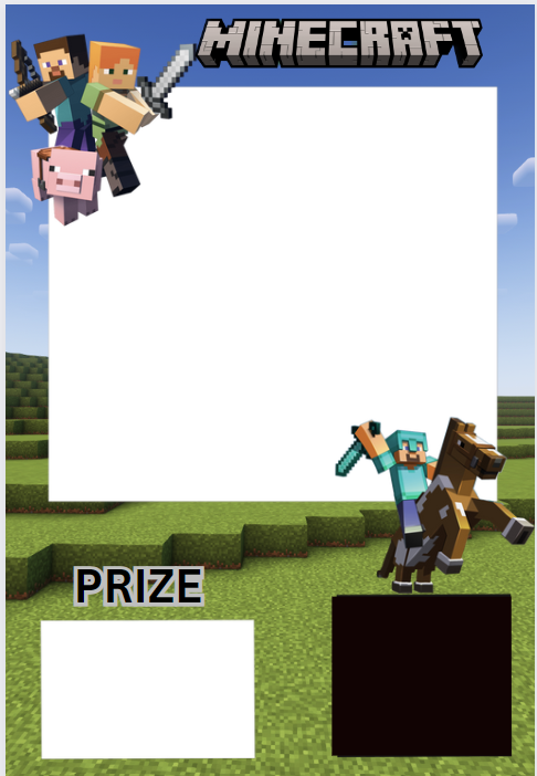 Canva Claw Machine Template - MINECRAFT