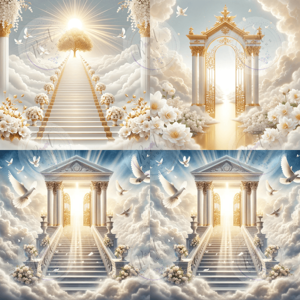 Memorial Backgrounds Design Bundle